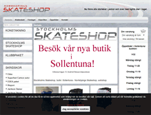 Tablet Screenshot of norrkopingsskateshop.com